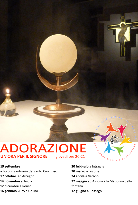 alt= appuntamenti parrocchia di losone adorazione del giovedî